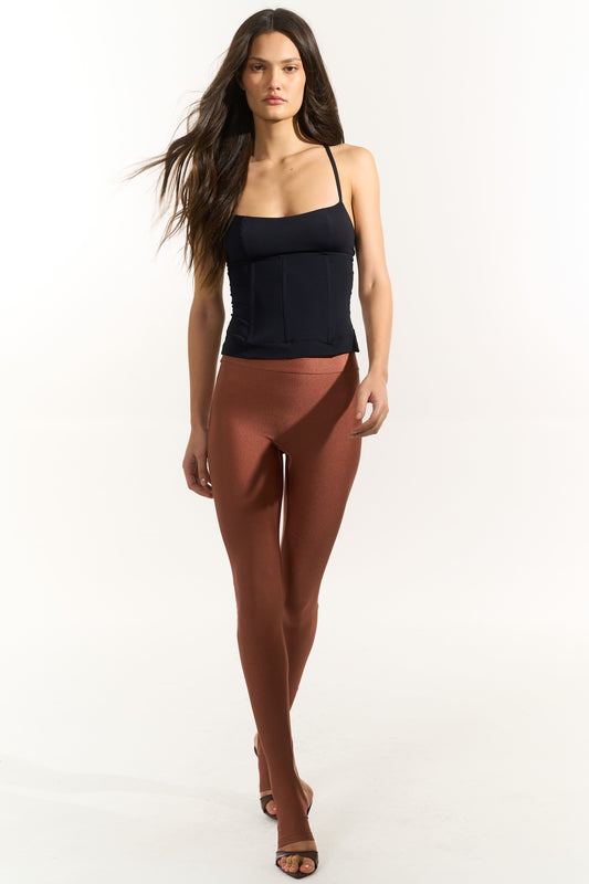 Calça Lycra Com Pezinho - Bronze CAL0173-BZ