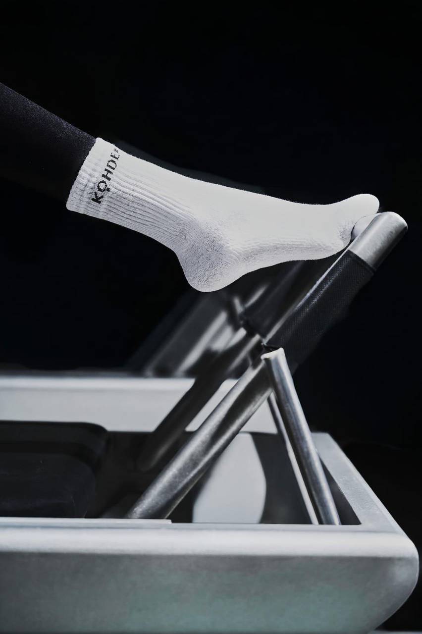Meia Em Algodao Branco - Base 002 - Personalizada Com Logo Kohde Em Preto - 36/41 - Branco ACE0001BRA