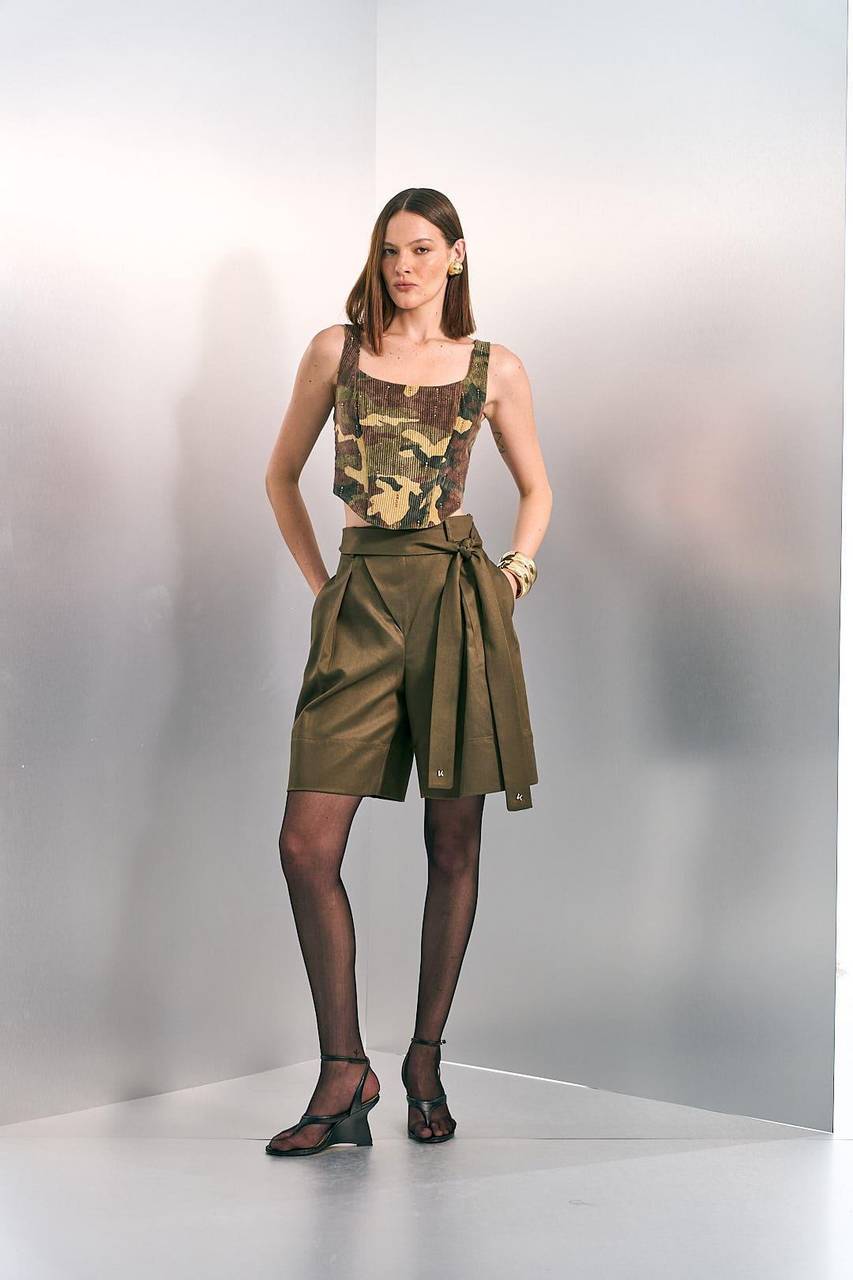 Corselet Camuflado - Camuflado TOP2019-CAM