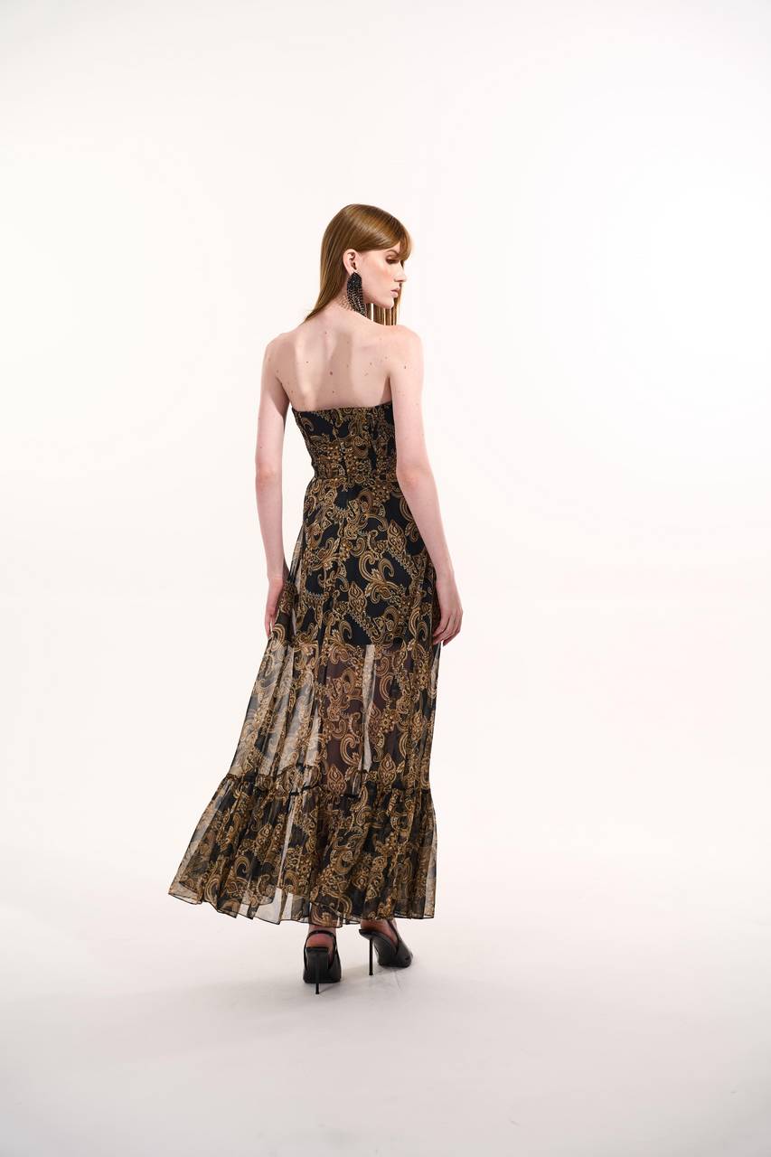 Vestido Bojo Corselet Paisley - Estampa Paisley VES0107PAISL