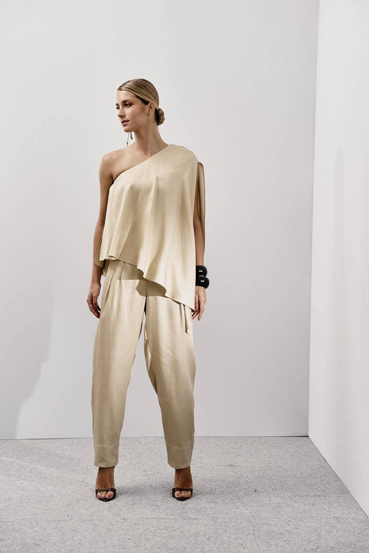 Calça Sloutch Lyocel - Bege CAL0148BEG