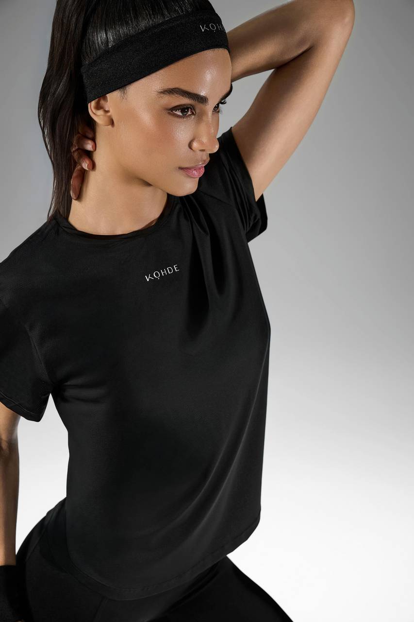 Blusa T. Shirt Costas Vazada - Preto BLU0051PTO