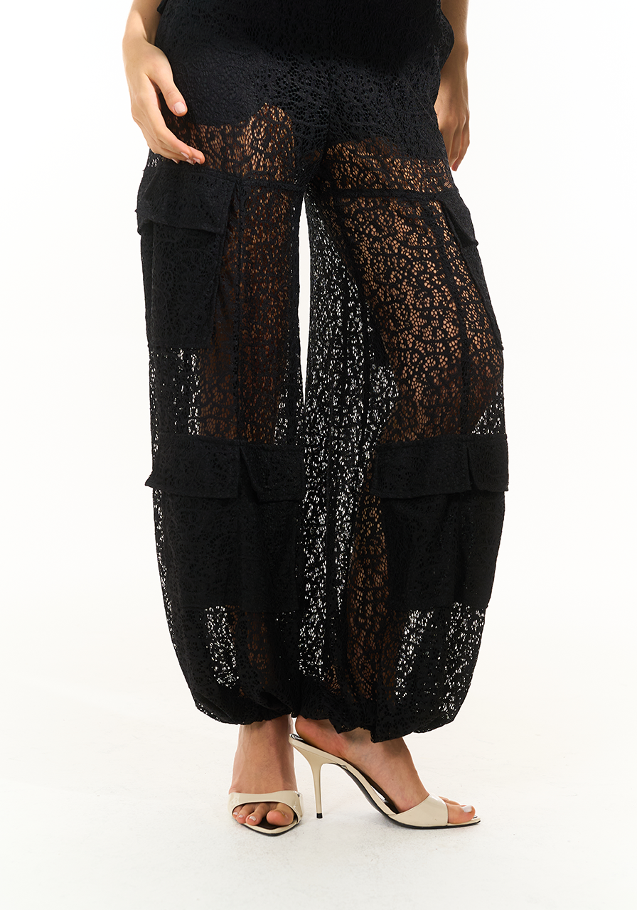Calça De Renda - Preto CAL0170PTO