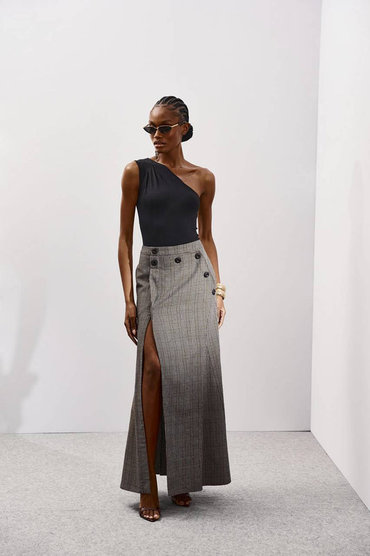 Body Ombro Só Pregas - Preto BOD0016PTO