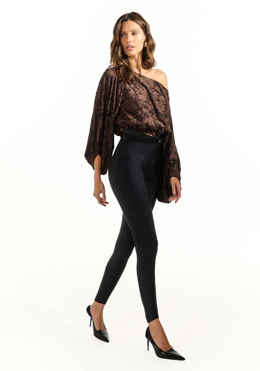 Calça Lycra Com Pezinho - Preto CAL0173PTO