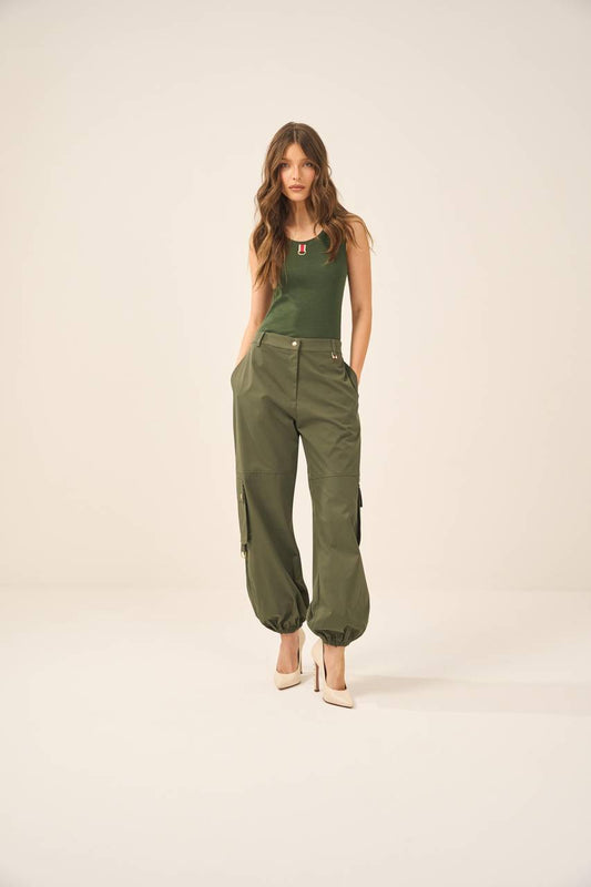 Calça Sarja Militar - Verde Militar CAL0006VDMT