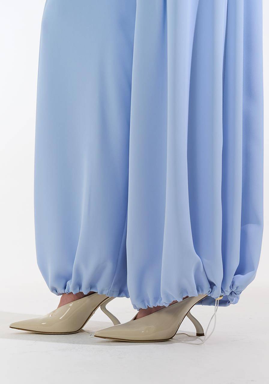 Calça Cos Estruturado - Azul Claro CAL0194AZCL