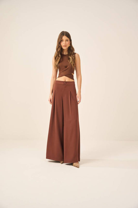 Top Tricot Cruzado - Cafe TOP0001CAF