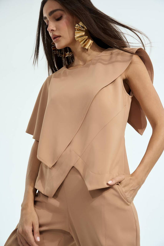 Blusa Envelope - Camel BLU0020CAM