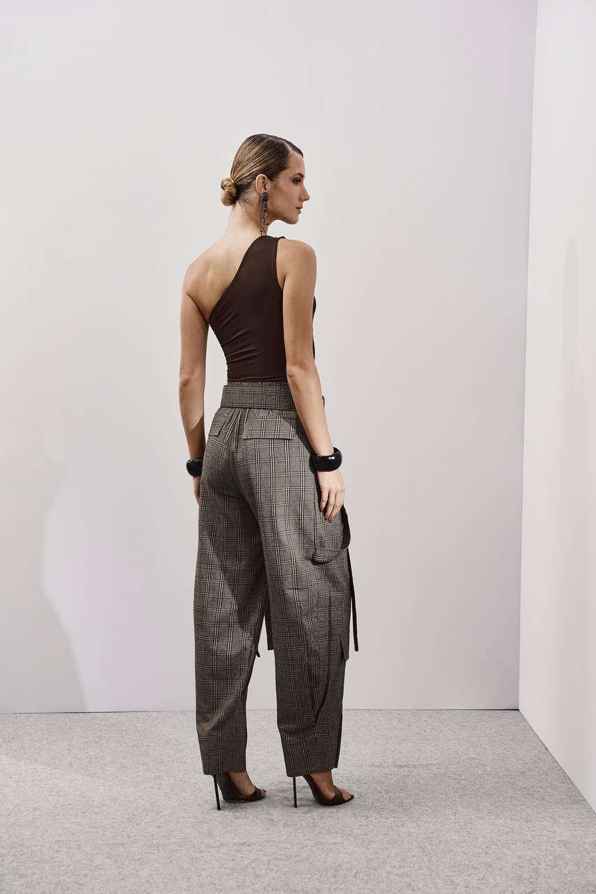 Body Ombro Só Pregas - Marrom BOD0016MRO