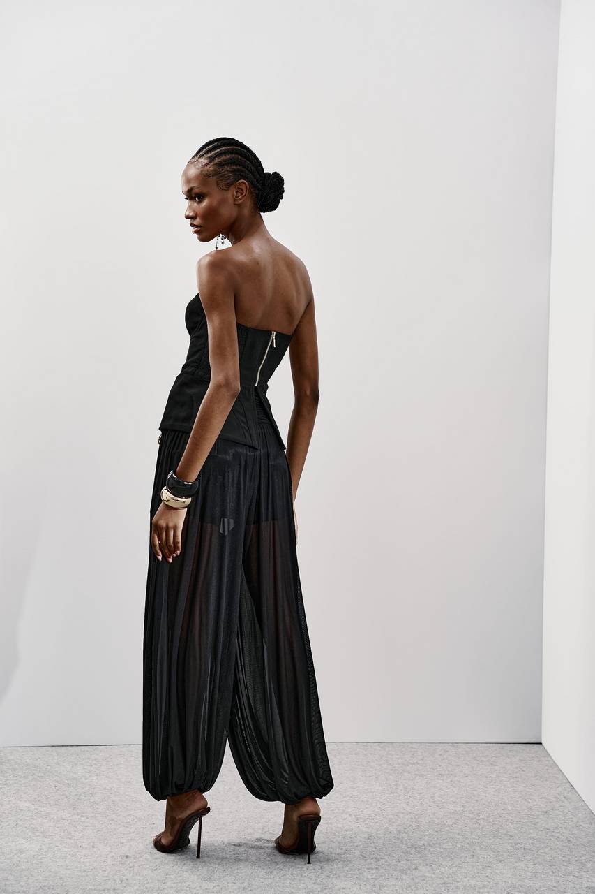 Calça Aladim Tule - Preto CAL0155PTO