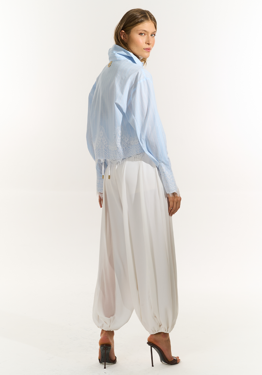 Calça Com Negas - Off White CAL0174OFF