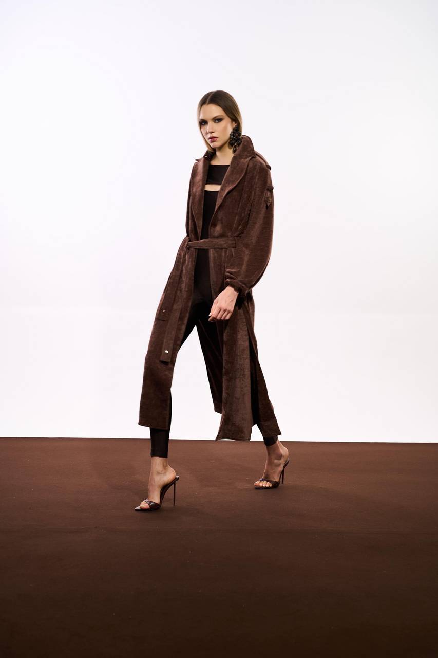 Trench Coat Soft - Marrom CAS0009MRO