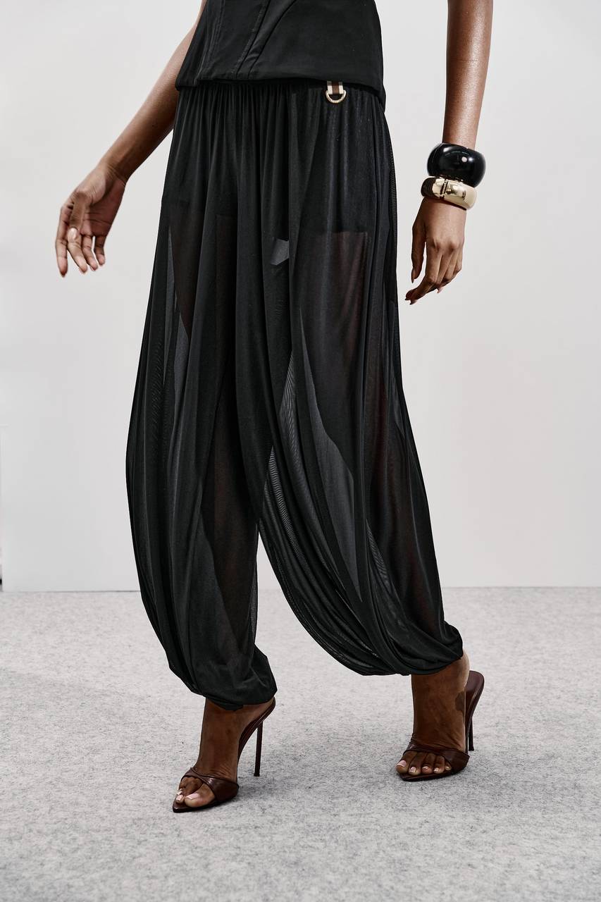 Calça Aladim Tule - Preto CAL0155PTO