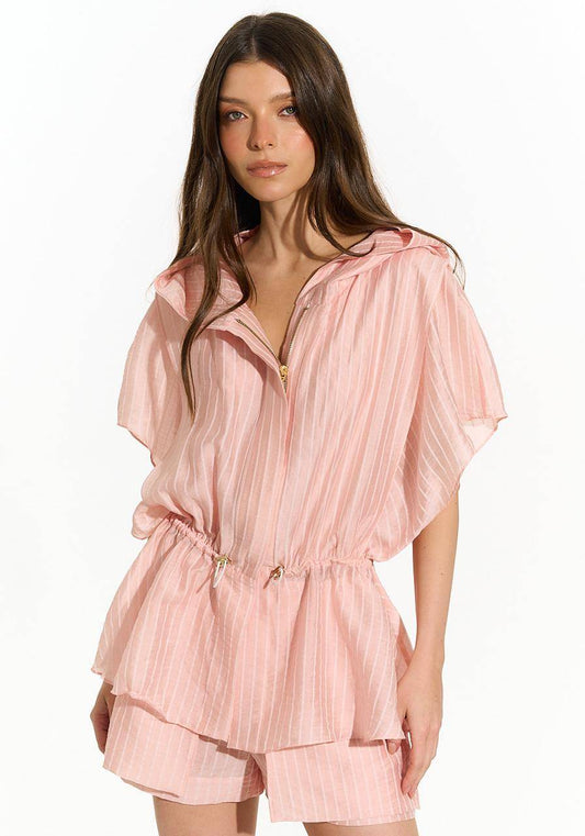 Colete Trench Coat - Rose