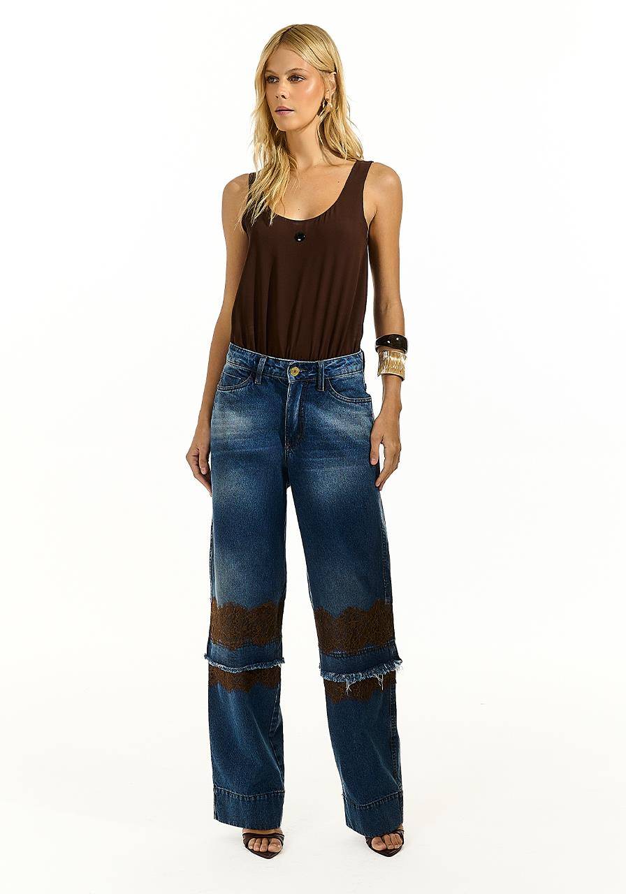 Calça Jeans Desfiada - Jeans CAL0198JEA